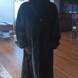 Givenchy floor-length mink fur coat